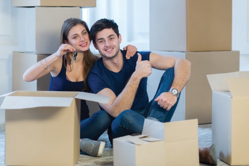 Removal team preparing a home move in Kingston
