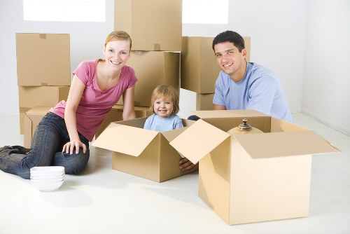 Commercial moving team planning a Kingston office relocation