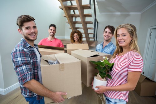Local team collecting office furniture in Kingston