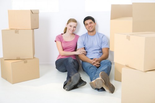 Residential flat move in Kingston with careful loading support