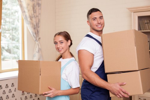 Commercial moving team supporting an office move in Kingston